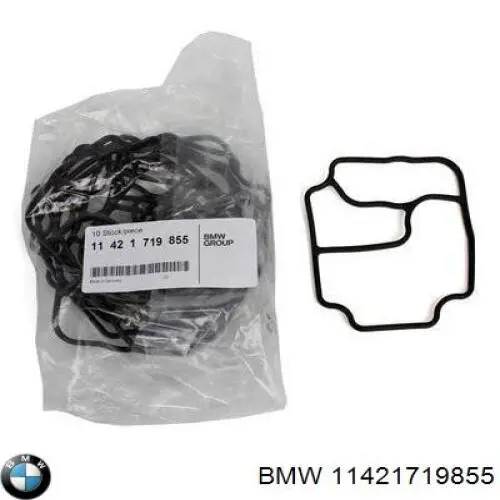 Купить 11421719855 BMW Прокладка адаптера маслянного фильтра