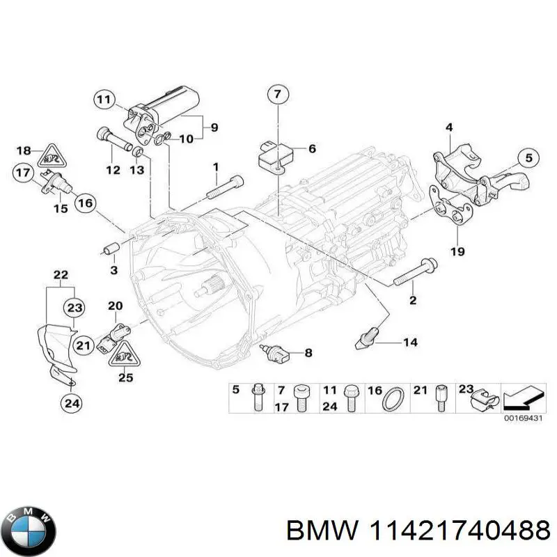 Купить 11421740488 BMW 