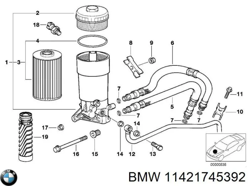 11421745392 BMW 