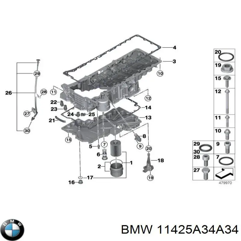  11425A34A34 BMW