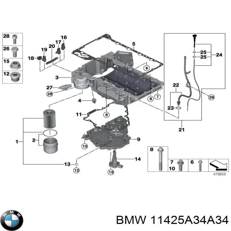 Купить 11425A34A34 BMW 