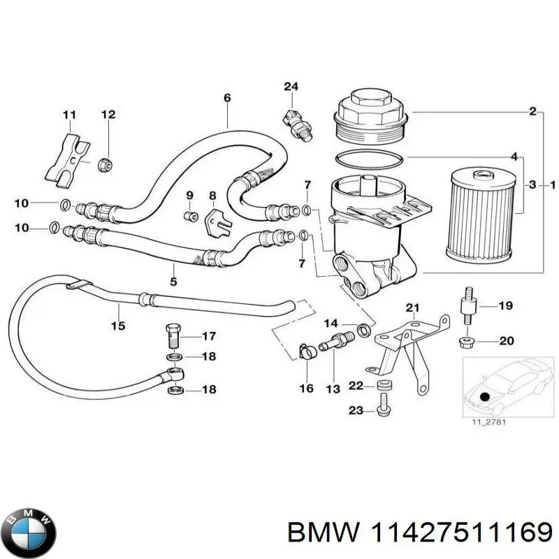 Купить 11427511169 BMW 