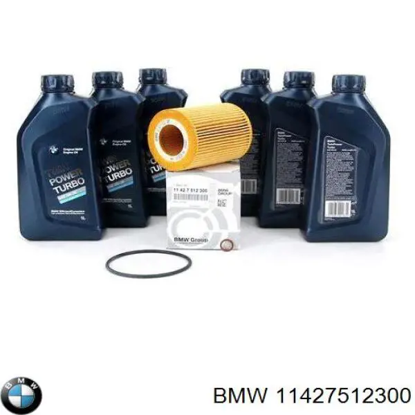 Kit cartouche de filtre à huile d`origine BMW (11427512300)