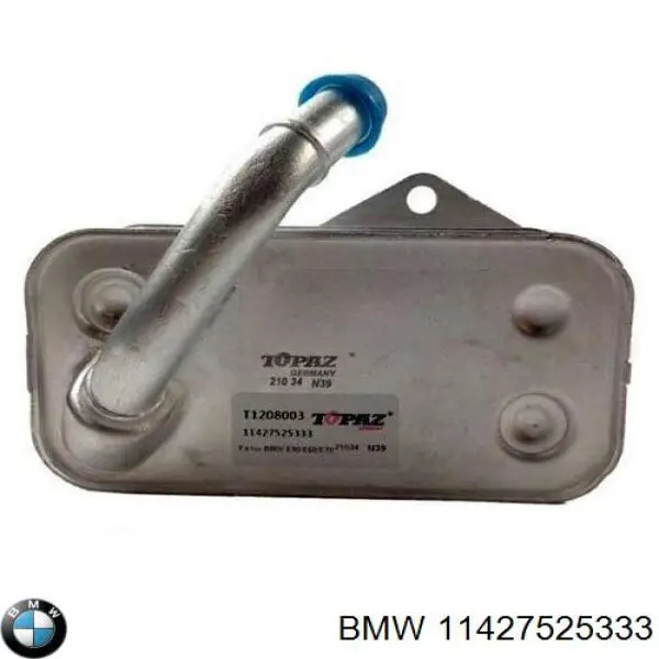 11427525333 BMW radiador de óleo (frigorífico, debaixo de filtro)