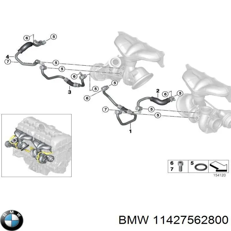 BMW 11427562800 цена, от 38.09 USD