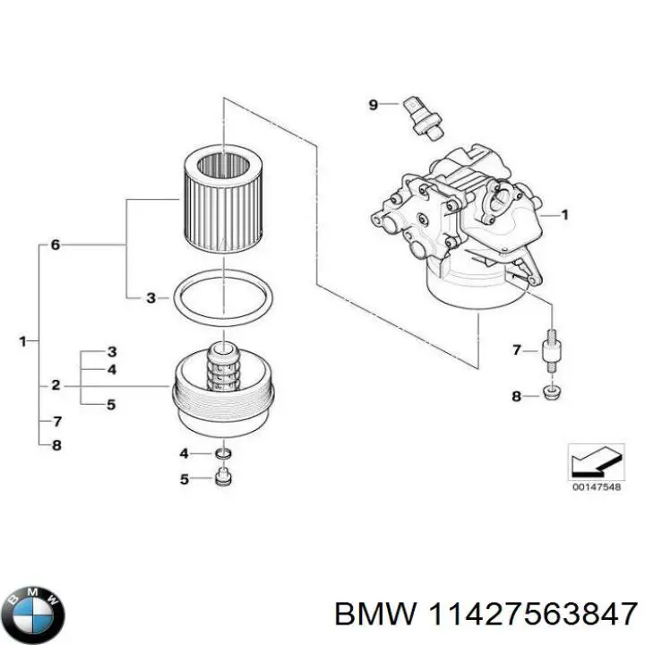 Прокладка крышки горловины, маслозаливной BMW 11427563847 цена, от 2.74 USD