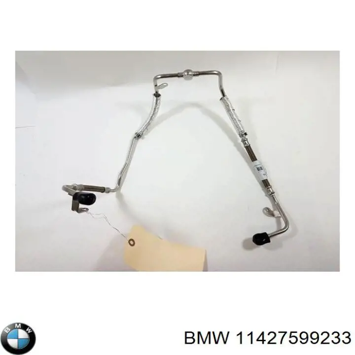 Трубка (шланг) масляного радиатора, от фильтра к блоку BMW 11427599233