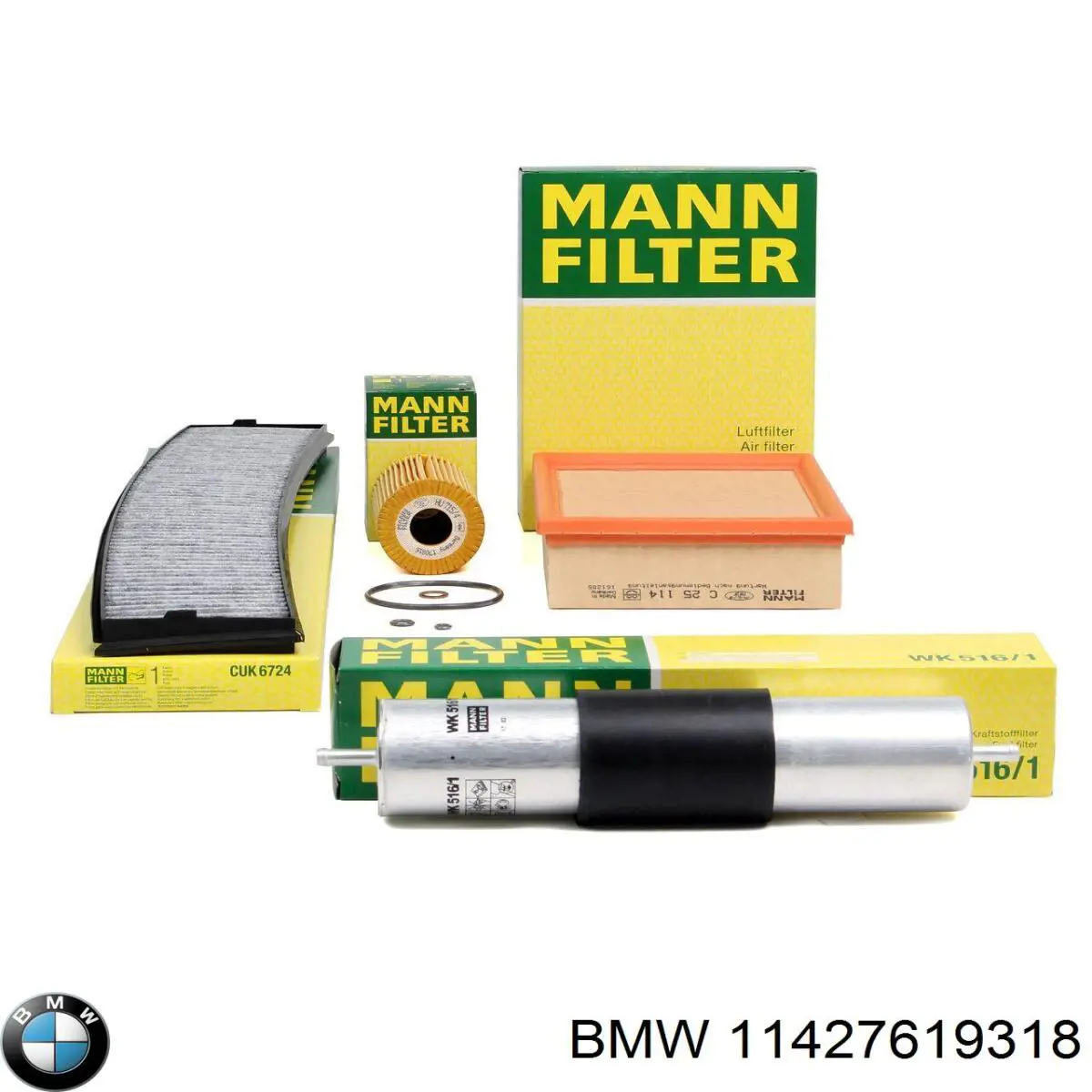 11427619318 BMW Масляный фильтр двигателя