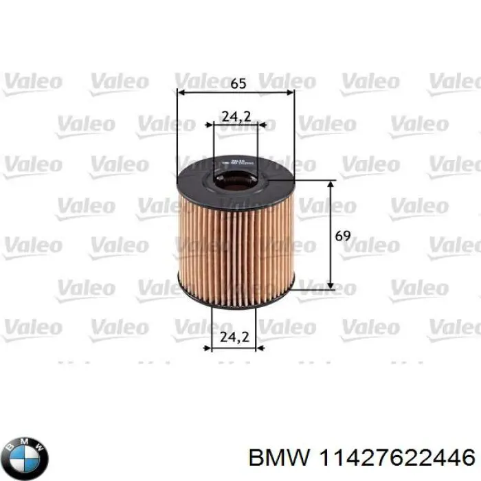 Фильтр масла BMW 11427622446