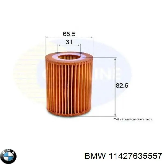 Фильтр масла BMW 11427635557