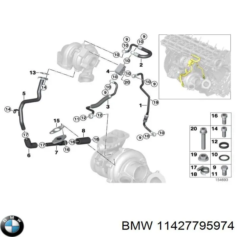 11427795974 BMW 