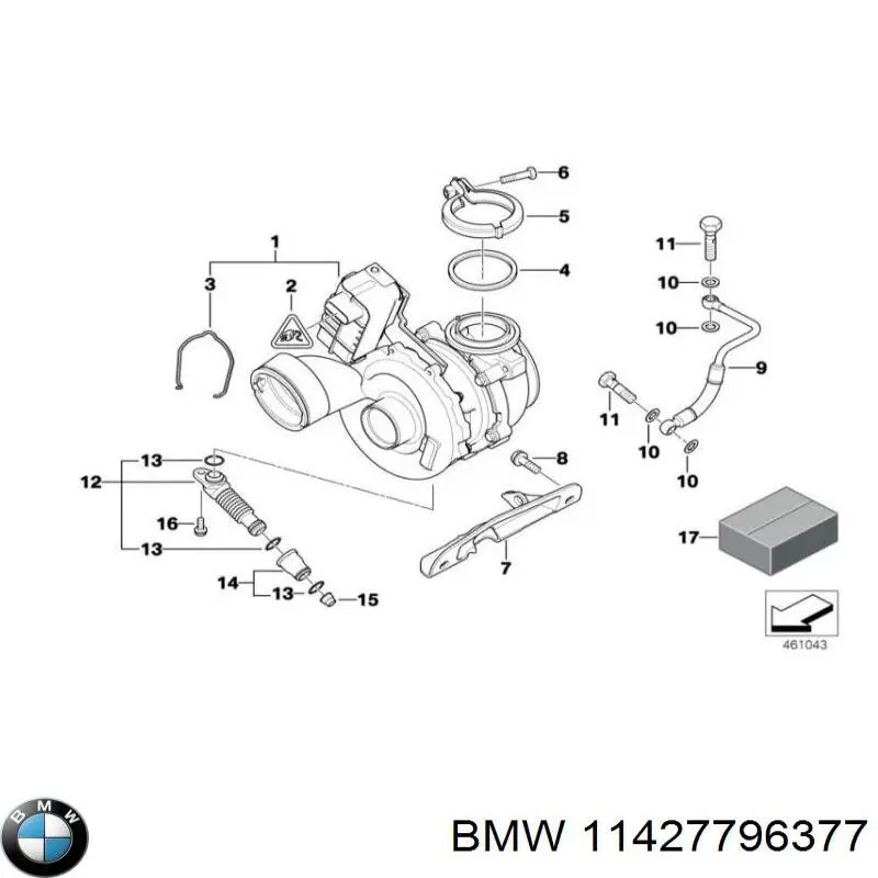 Пробка поддона двигателя 11427796377 BMW