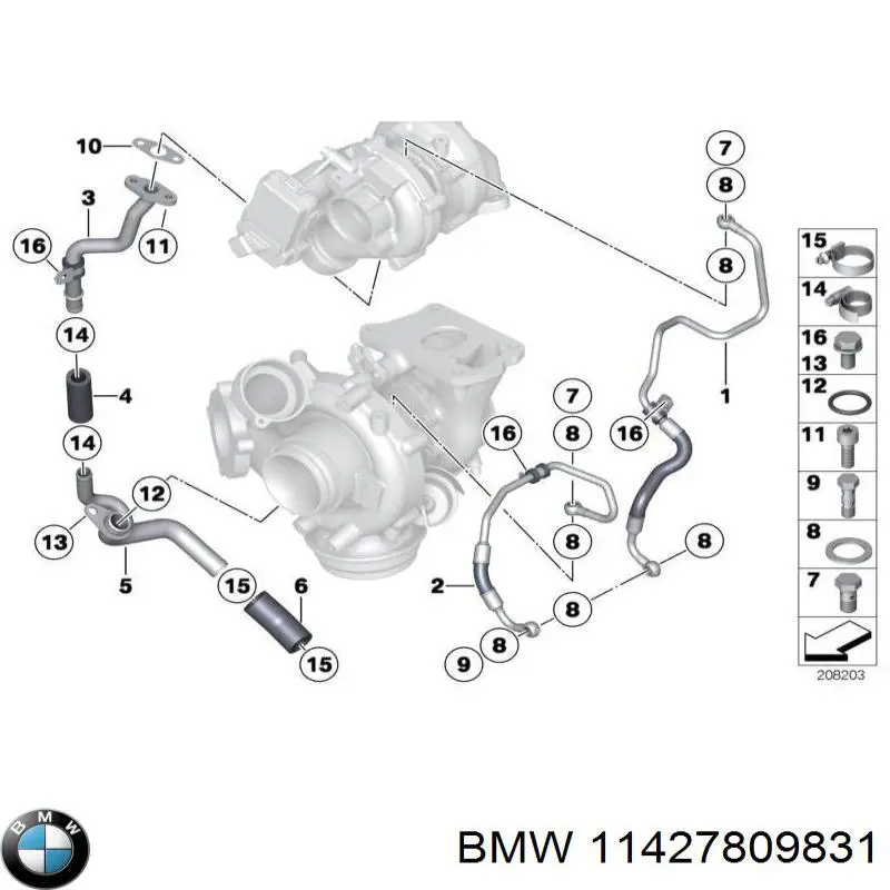 Прокладка адаптера масляного фильтра BMW 11427809831 цена, от 15.20 USD