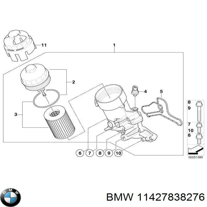  BMW 11427838276 цена, от 21.71 USD