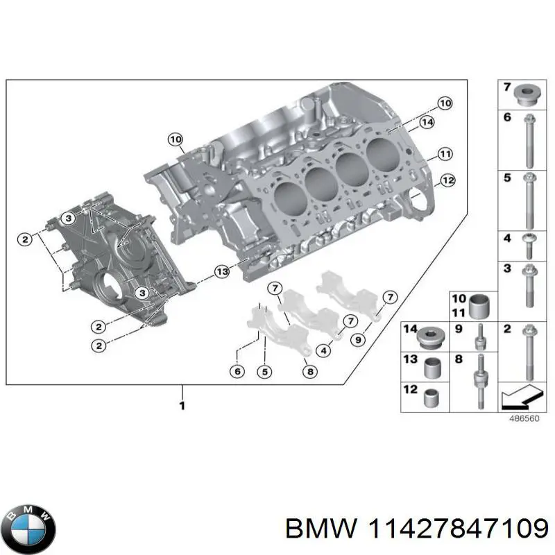 Купить 11427847109 BMW Фильтр центробежный очистки масла