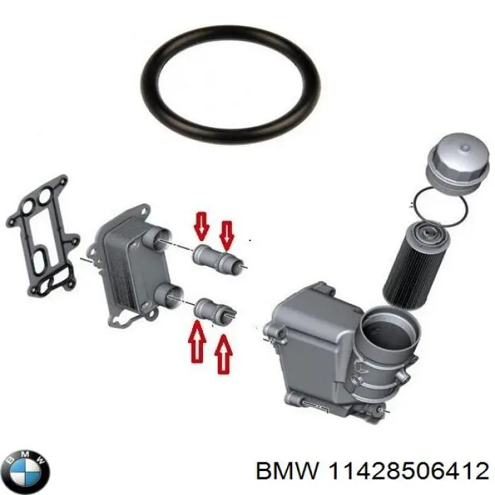 11428506412 BMW Прокладка масляного фильтра