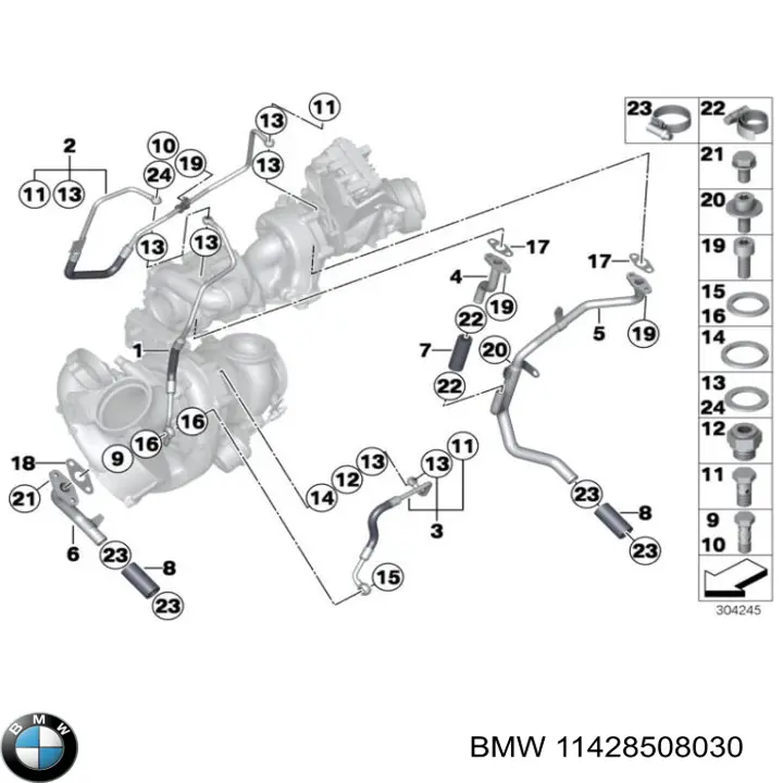  BMW 8508030 цена, от 128.94 USD