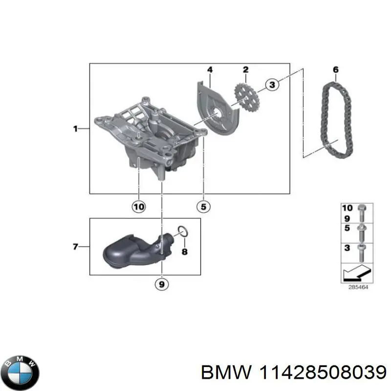 Патрубок вентиляции картера, маслоотделителя BMW 11428508039 цена, от 49.38 USD