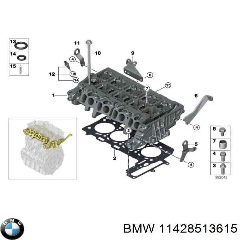  BMW 11428513615 цена, от 21.54 USD