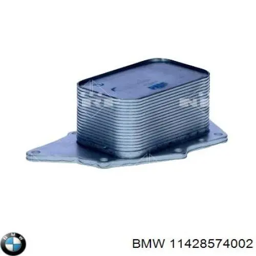 Радиатор масляный (холодильник), под фильтром BMW 11428574002