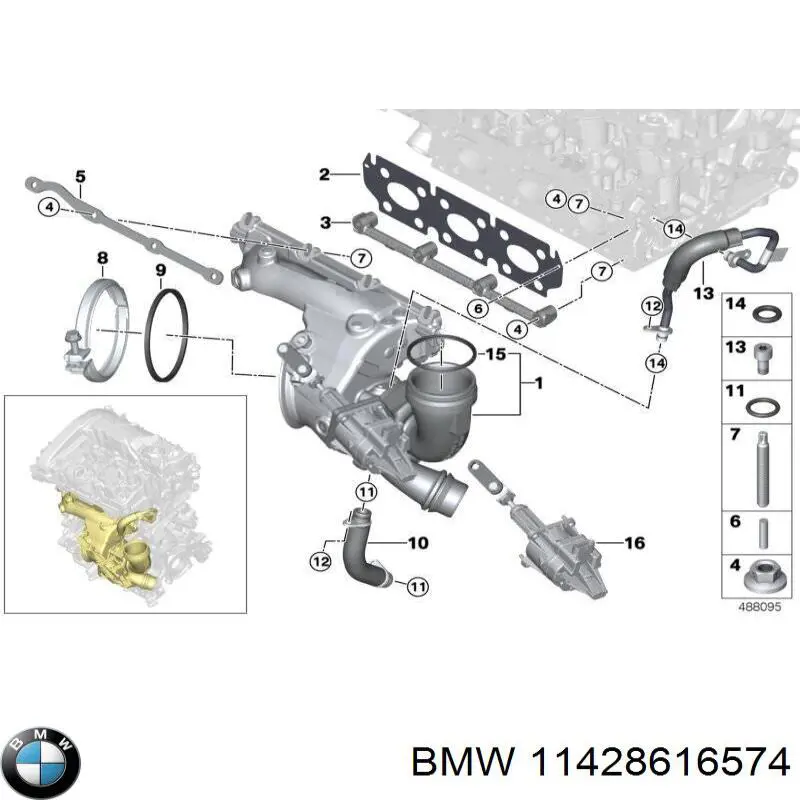  11428616574 BMW