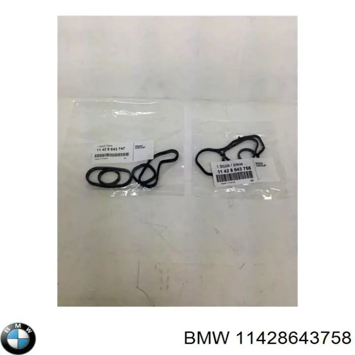 11428643758 BMW прокладка адаптера масляного фильтра