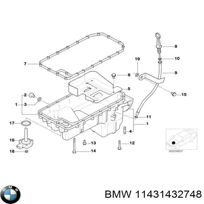  BMW 11431432748 цена, от 12.67 USD