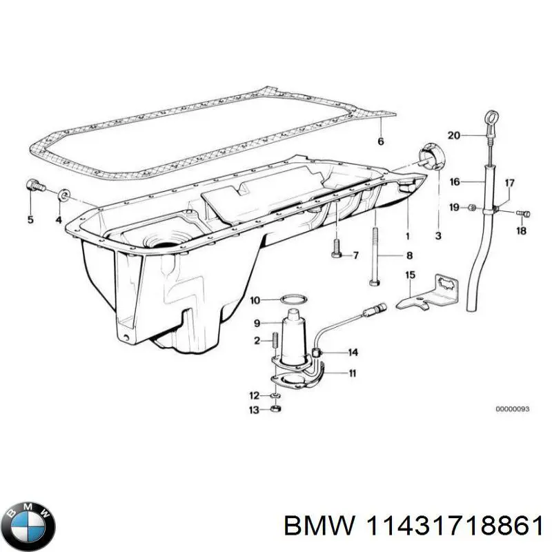  11431718861 BMW