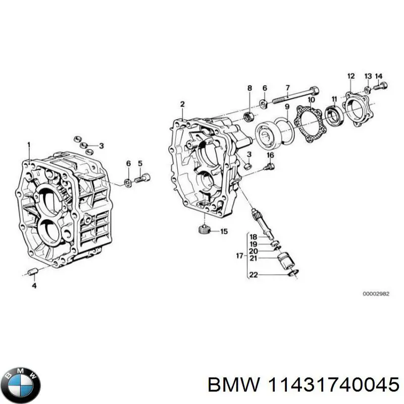 Купить 11431740045 BMW Сальник масляного насоса двигателя