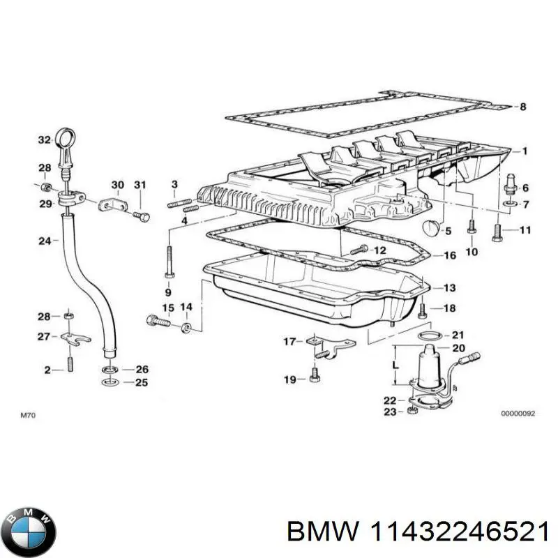 Индикатор уровня масла BMW 5 универсал (E34) (1991 - 1997) цена, от 10.14 USD