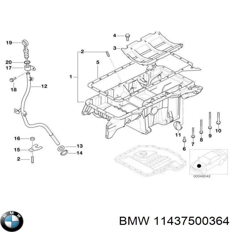  BMW 11437500364 цена, от 59.59 USD