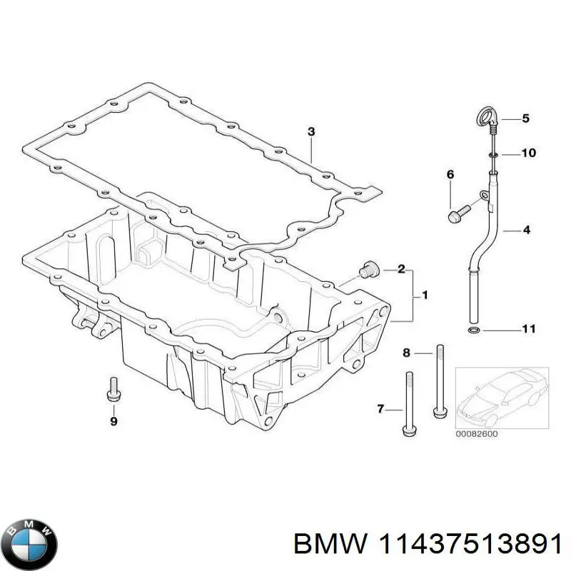 11437513891 BMW 