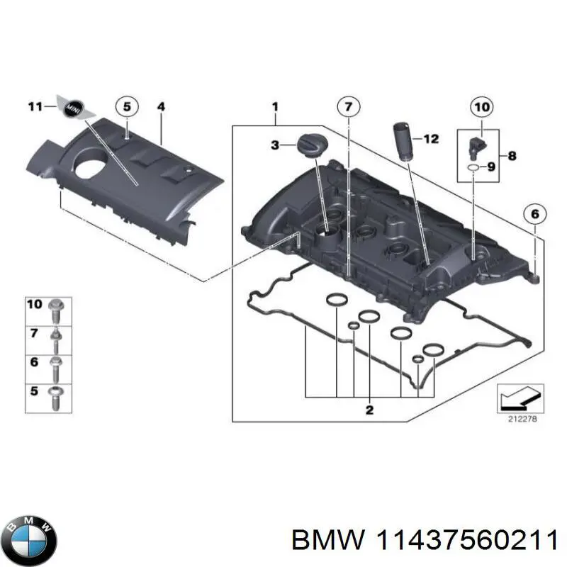  BMW 11437560211 цена, от 0.32 USD