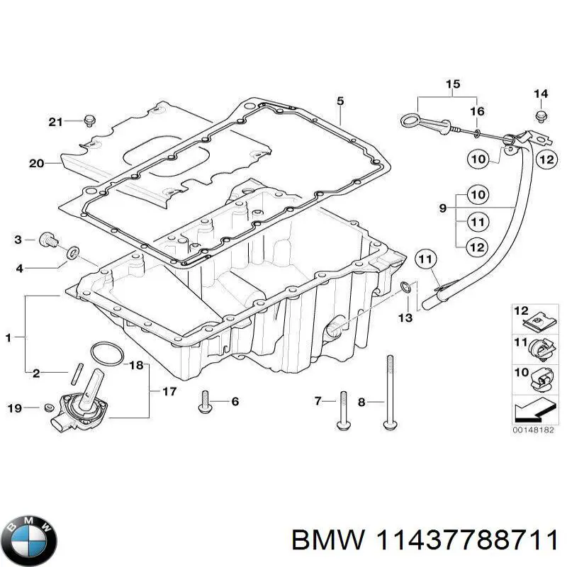 11437788711 BMW Щуп уровня масла