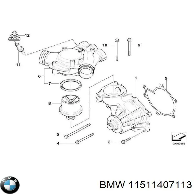 11511407113 BMW Насос водяной