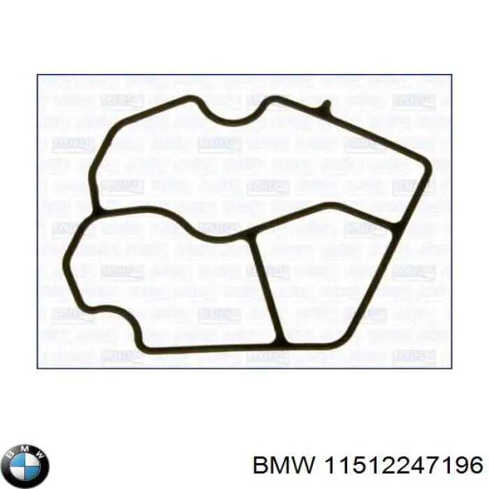 Прокладка масляного фильтра 11512247196 BMW