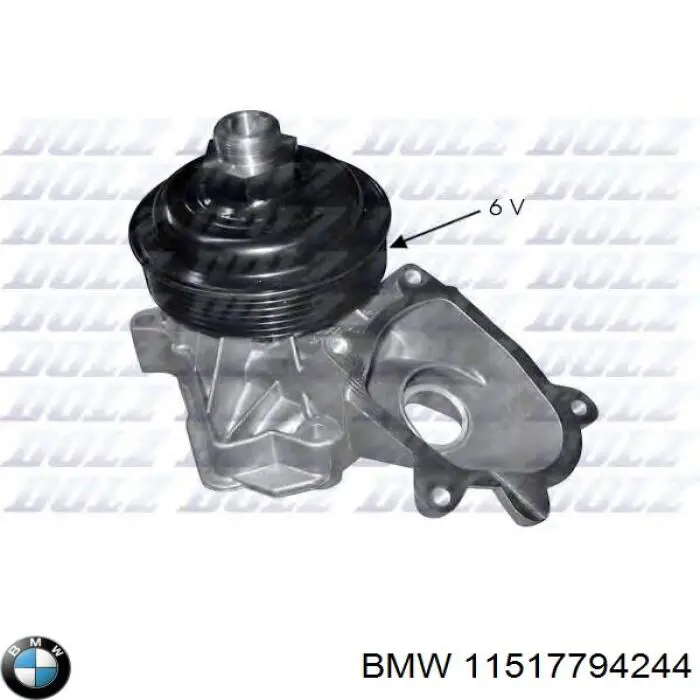 Помпа охлаждения BMW 11517794244 цена, от 81.38 USD