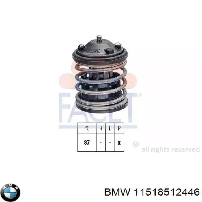 Купить 11518512446 BMW Прокладка водяной помпы