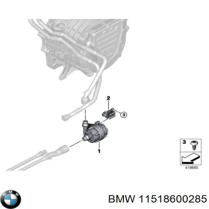  11518600285 BMW