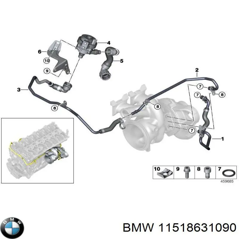 Купить 11518631090 BMW 