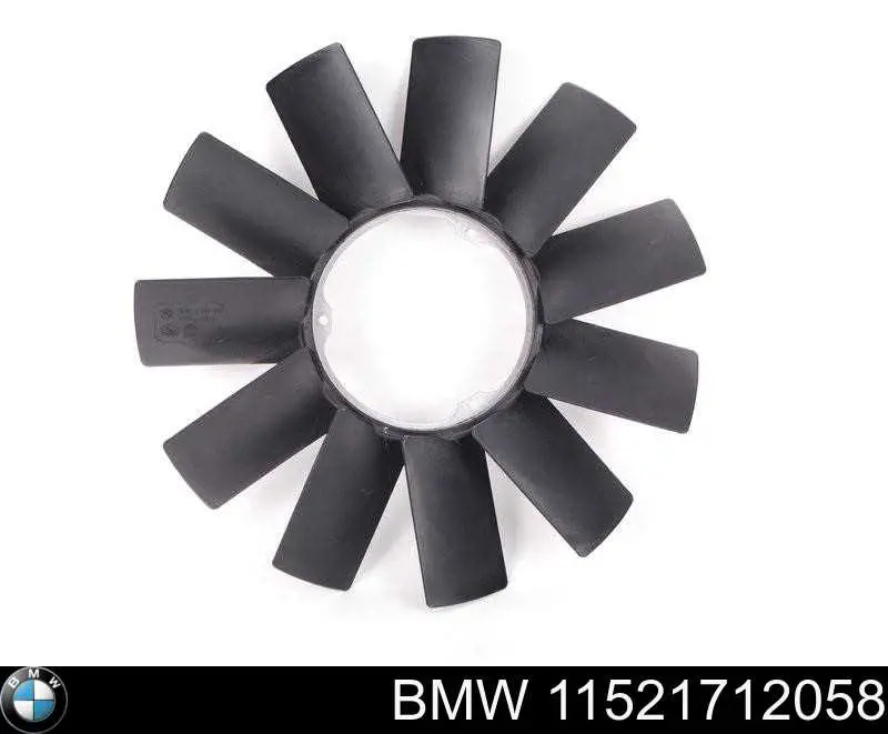 Вентилятор (крыльчатка) радиатора охлаждения BMW 11521712058