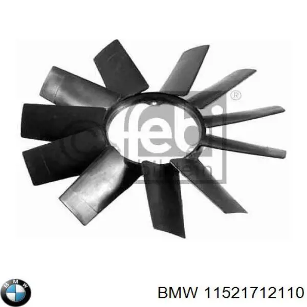 Вентилятор/крыльчатка радиатора охлаждения BMW 11521712110 цена, от 23.76 USD