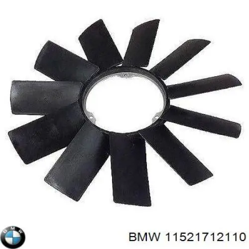 Вентилятор (крыльчатка) радиатора охлаждения BMW 11521712110