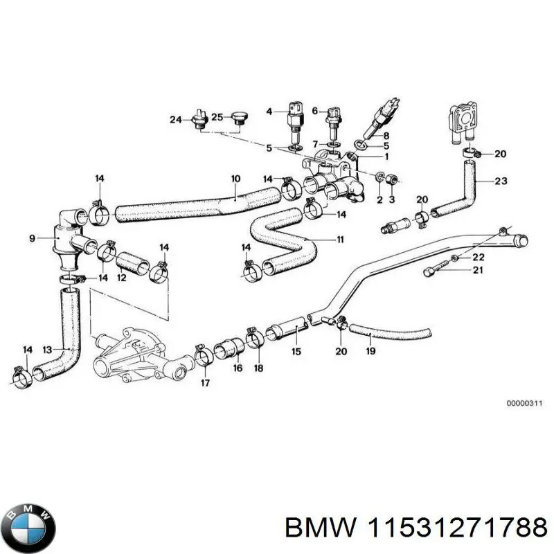 Купить 11531271788 BMW 