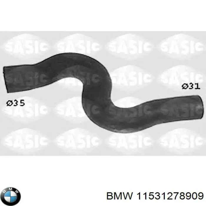 11531278909 BMW Шланг термостата