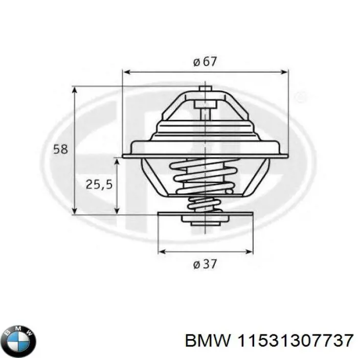 11531307737 BMW Авто термостат