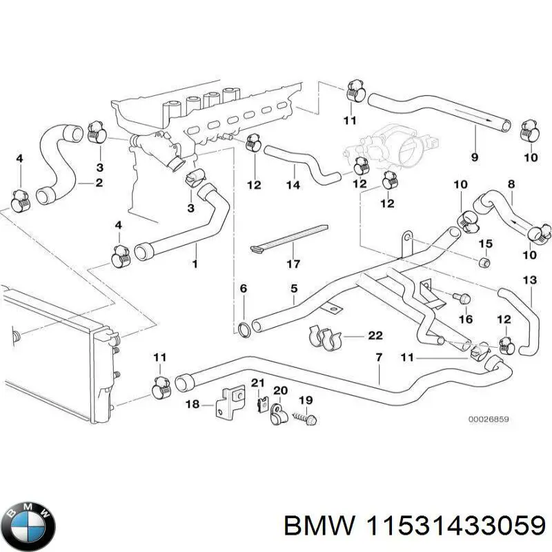  11531433059 BMW