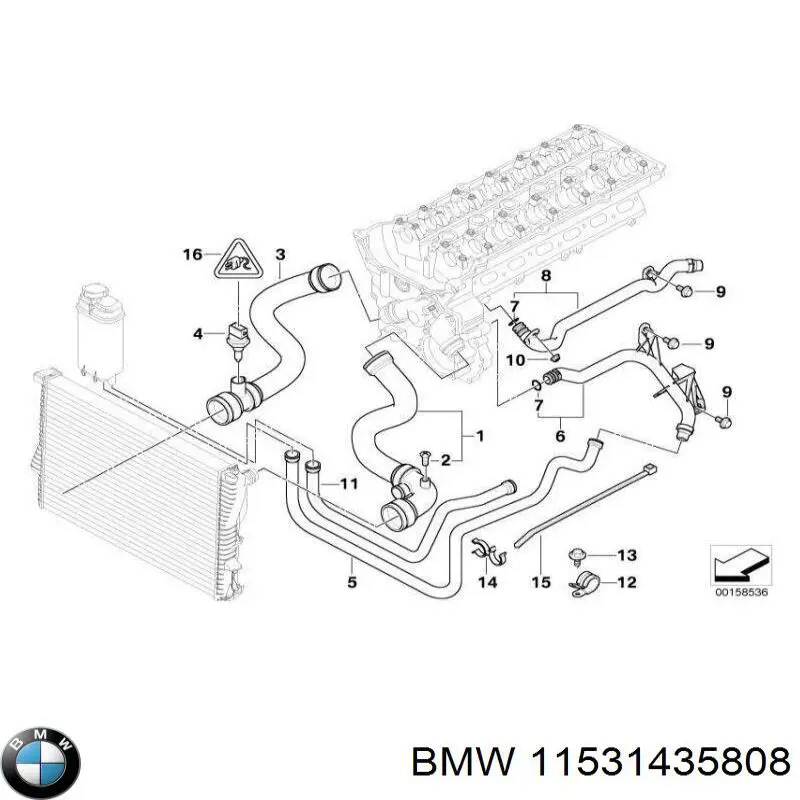 Прокладка крышки горловины, маслозаливной BMW 11531435808 цена, от 3.05 USD