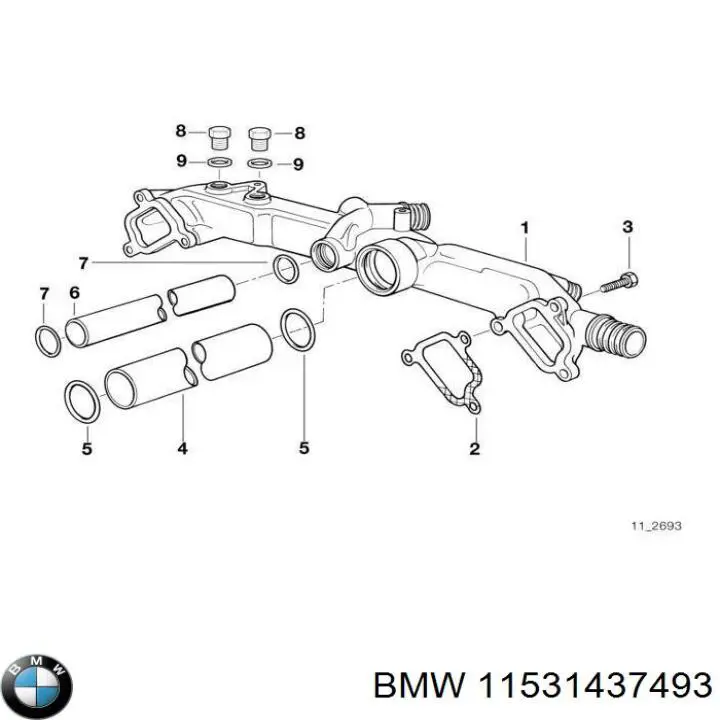 Купить 11531437493 BMW 