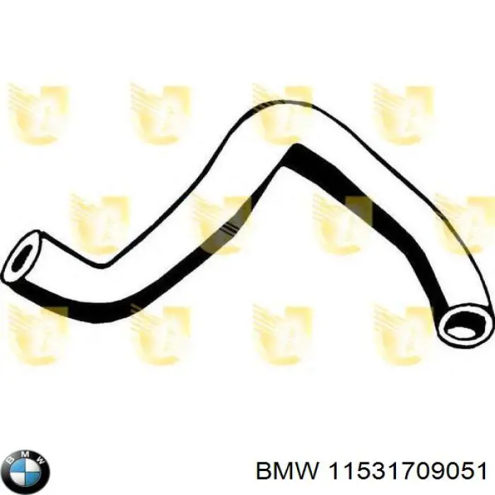 Купить 11531709051 BMW Патрубок радиатора